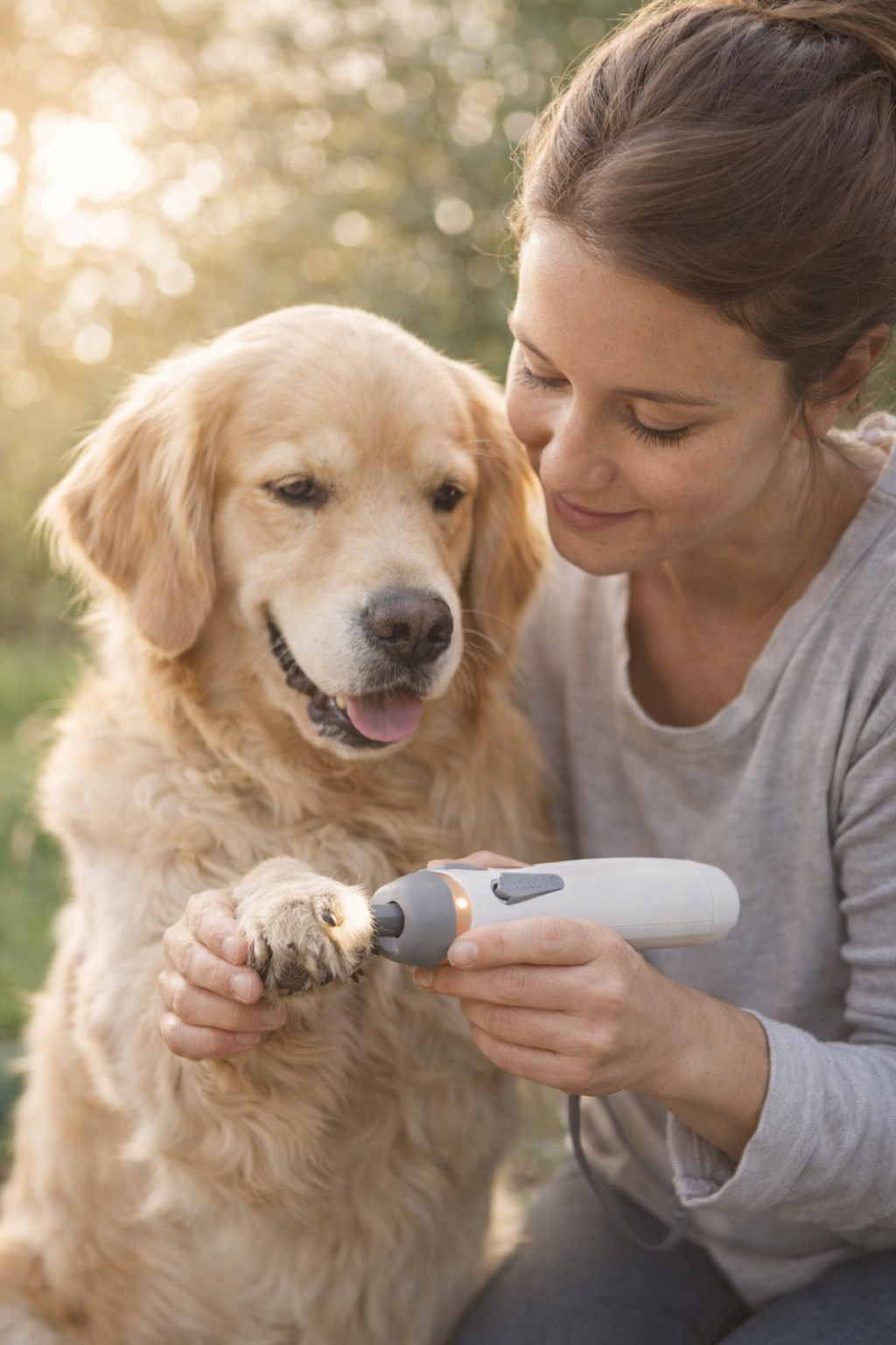 Cortador de Unha Elétrico Petava® – Silencioso, Seguro e Sem Estresse