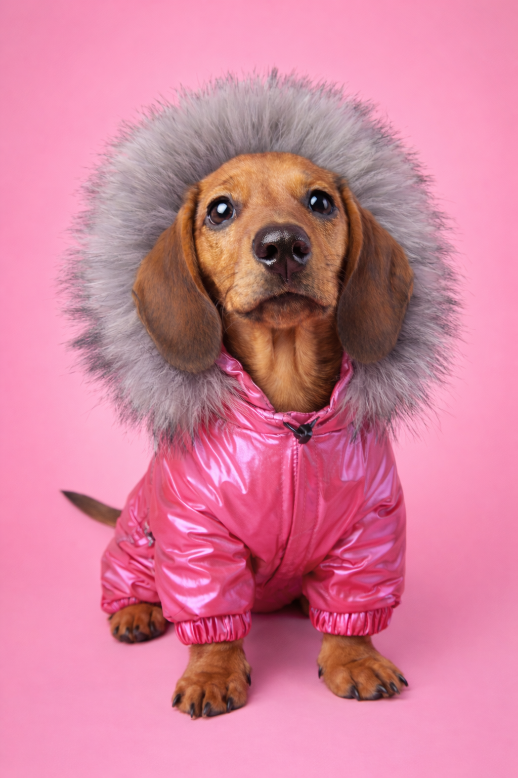 Macacão Térmico Premium com Capuz & Pelo – Casaco Impermeável Inverno Pet