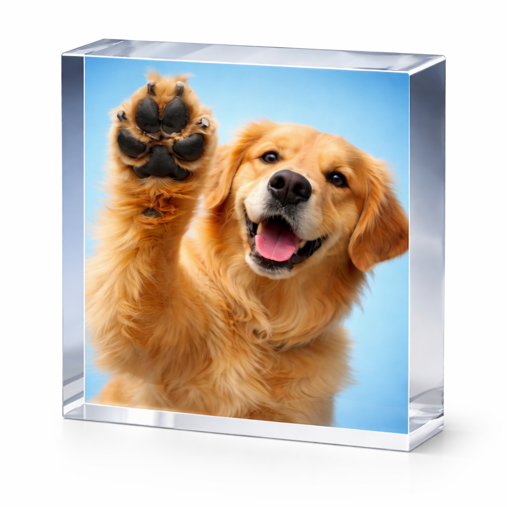 PetMemory™ – Porta-Retrato Acrílico 3D Personalizado do Seu Pet