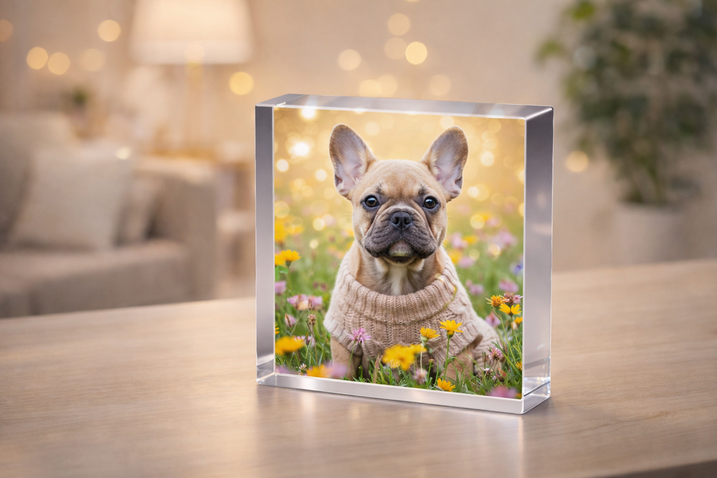 PetMemory™ – Porta-Retrato Acrílico 3D Personalizado do Seu Pet