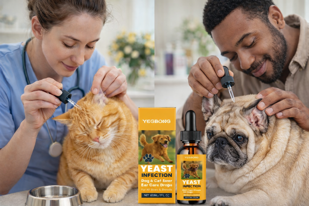 Dog Ear Care Drops – Alívio Imediato para Coceira, Mau Cheiro e Cera nos Ouvidos