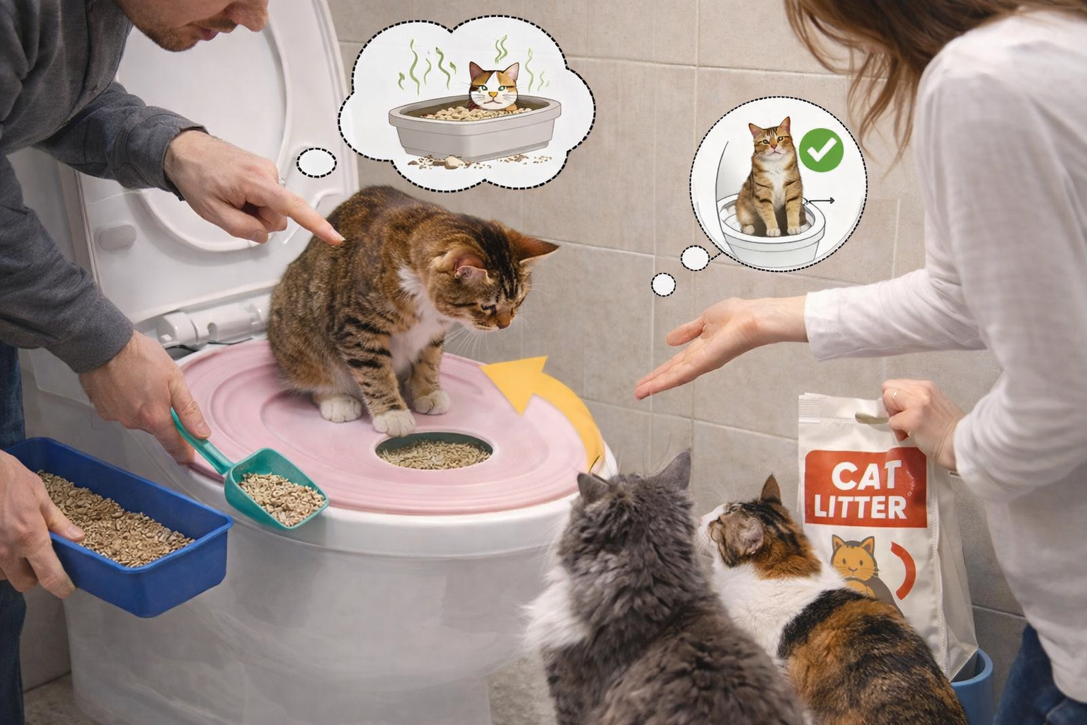 Cat Toilet Trainer – Treine Seu Gato a Usar o Vaso Sanitário