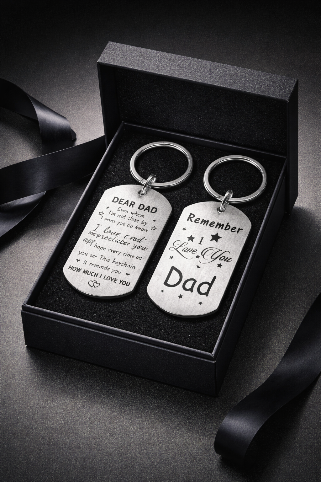 LoveTag™ Dog Mom & Dog Dad – Pingente de Amor em Aço Inoxidável