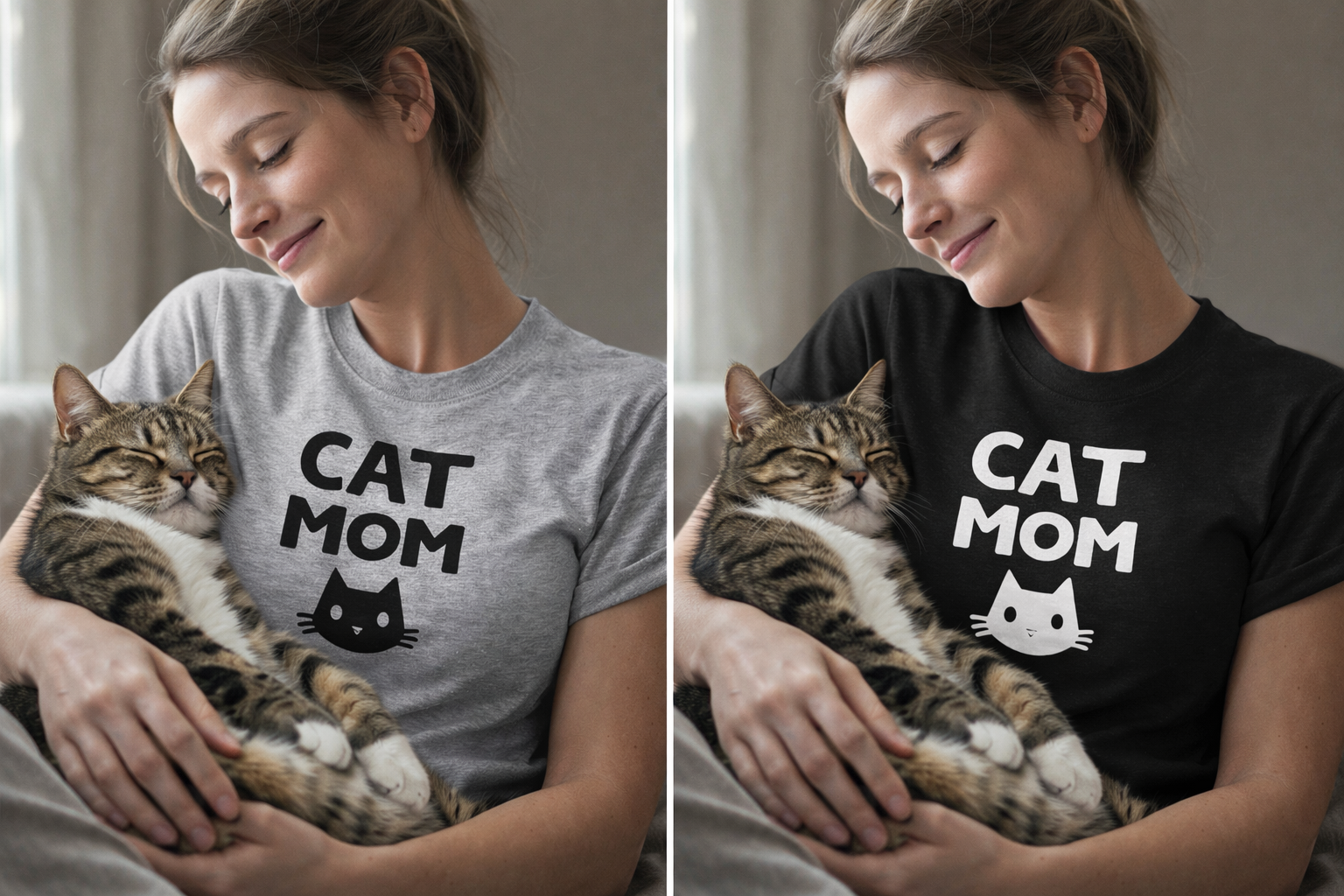 Cat Mom Signature Tee™ – Amor que Mia Alto