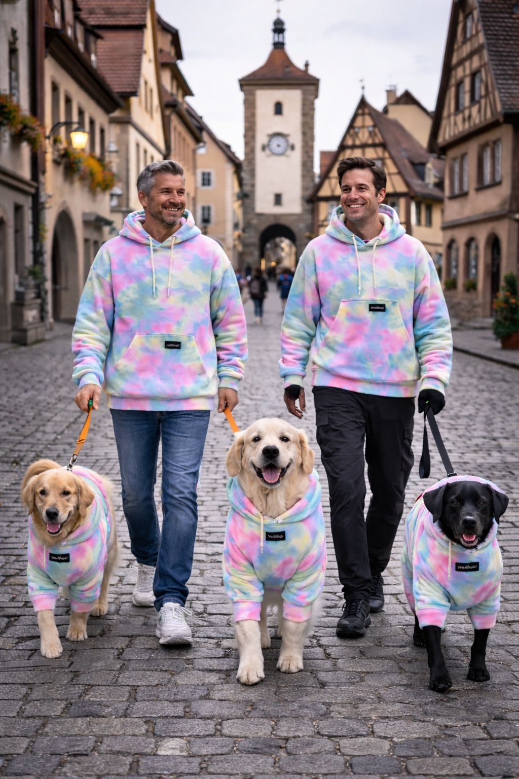 RainbowWarm™ Hoodie – Conforto Premium para Cães de Médio e Grande Porte