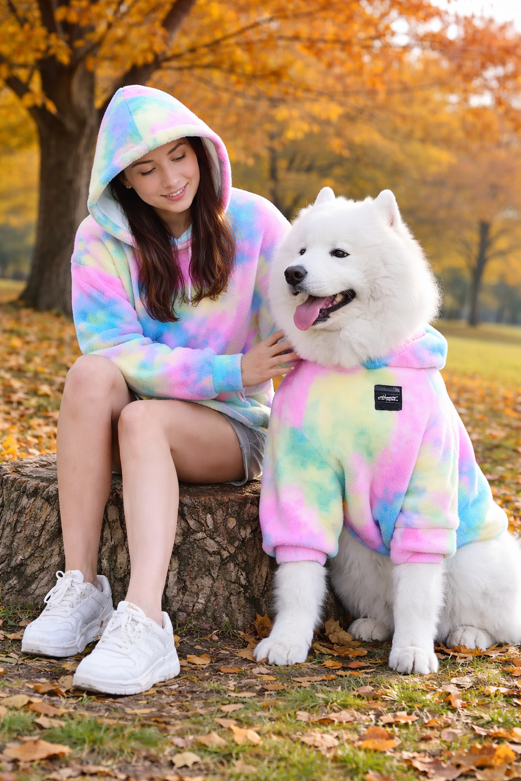 RainbowWarm™ Hoodie – Conforto Premium para Cães de Médio e Grande Porte