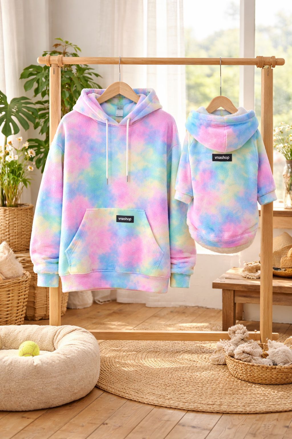 RainbowWarm™ Hoodie – Conforto Premium para Cães de Médio e Grande Porte