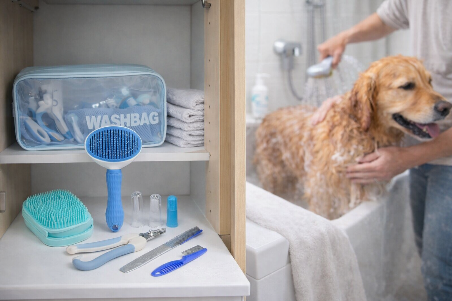 Kit Completo de Higiene Pet 9 em 1