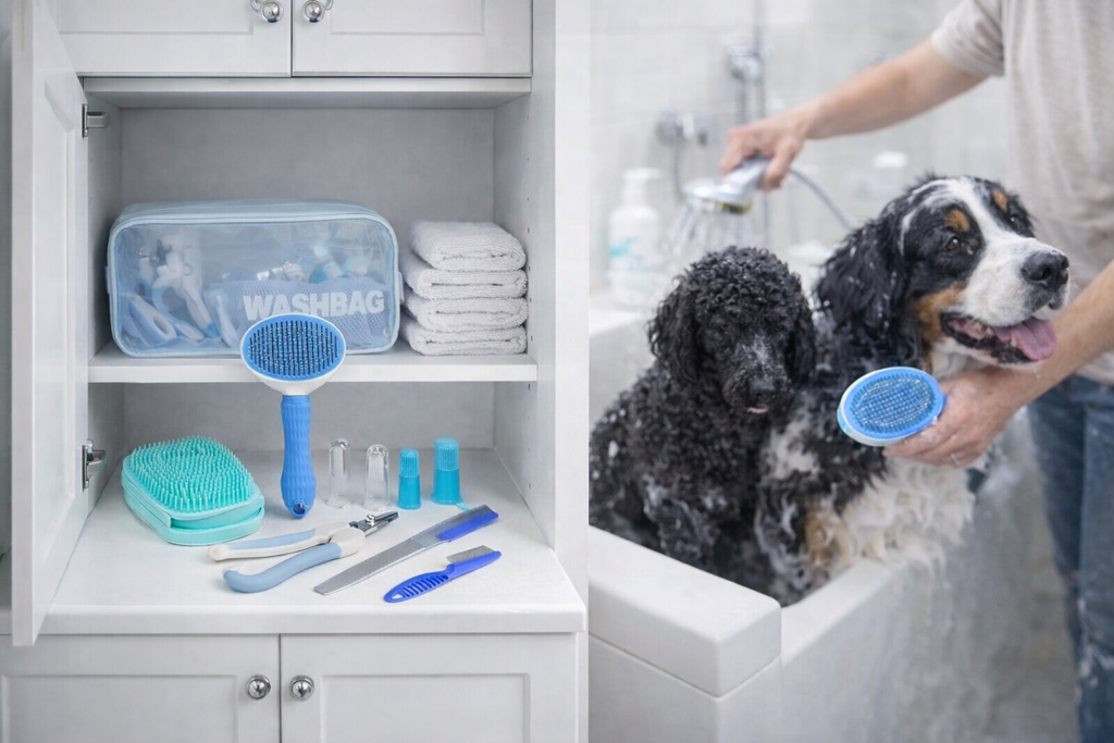 Kit Completo de Higiene Pet 9 em 1