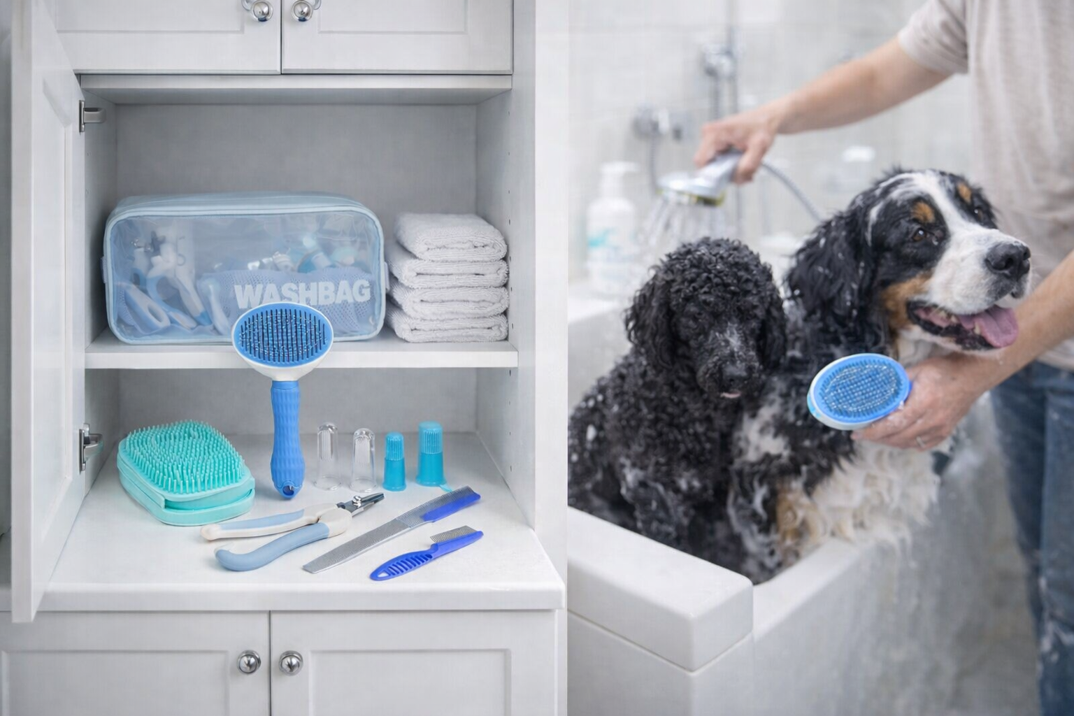 Kit Completo de Higiene Pet 9 em 1