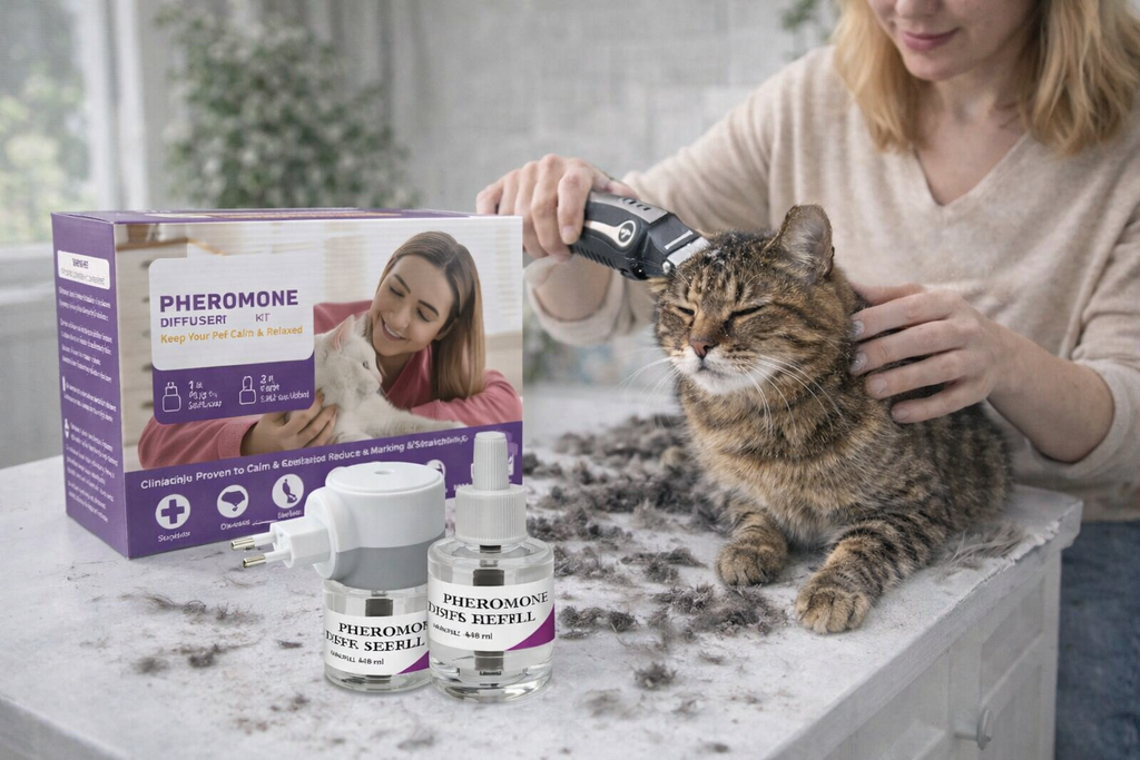 Difusor Calmante de Feromônio para Gatos – Paz, Conforto e Bem-Estar Diário