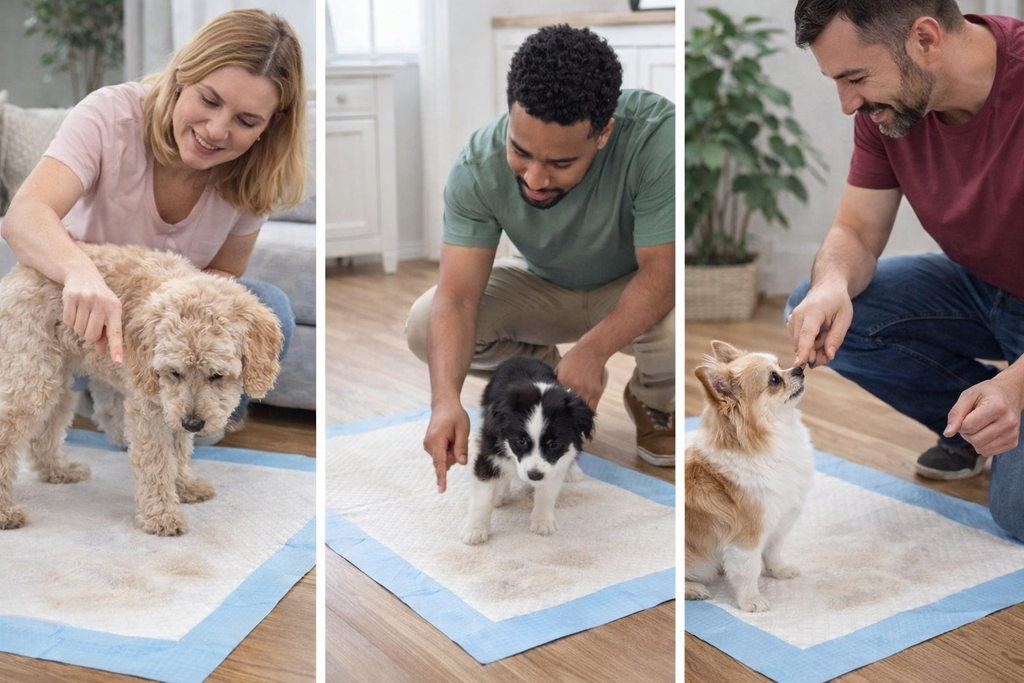 Tapete Higiênico Descartável Premium para Cães e Gatos (S–XL)