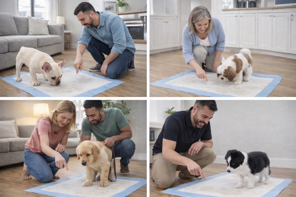 Tapete Higiênico Descartável Premium para Cães e Gatos (S–XL)