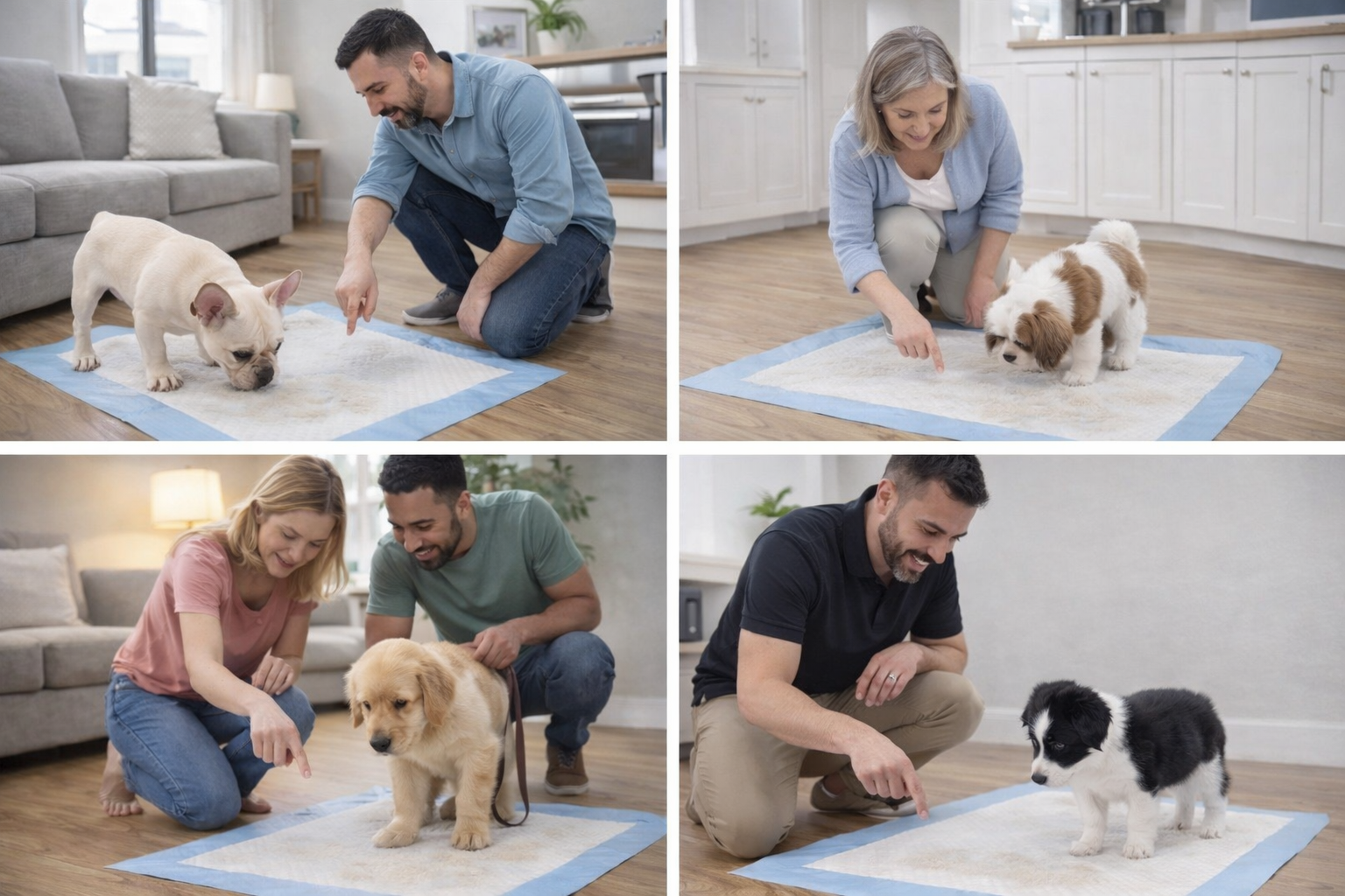 Tapete Higiênico Descartável Premium para Cães e Gatos (S–XL)