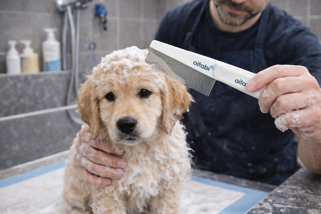 Pente Oitabi Antipulgas & Anti-Manchas – Cuidado Profissional Sem Dor