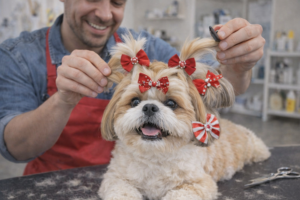 Kit Laços Premium para Pets – Charme, Conforto e Estilo em Cada Detalhe