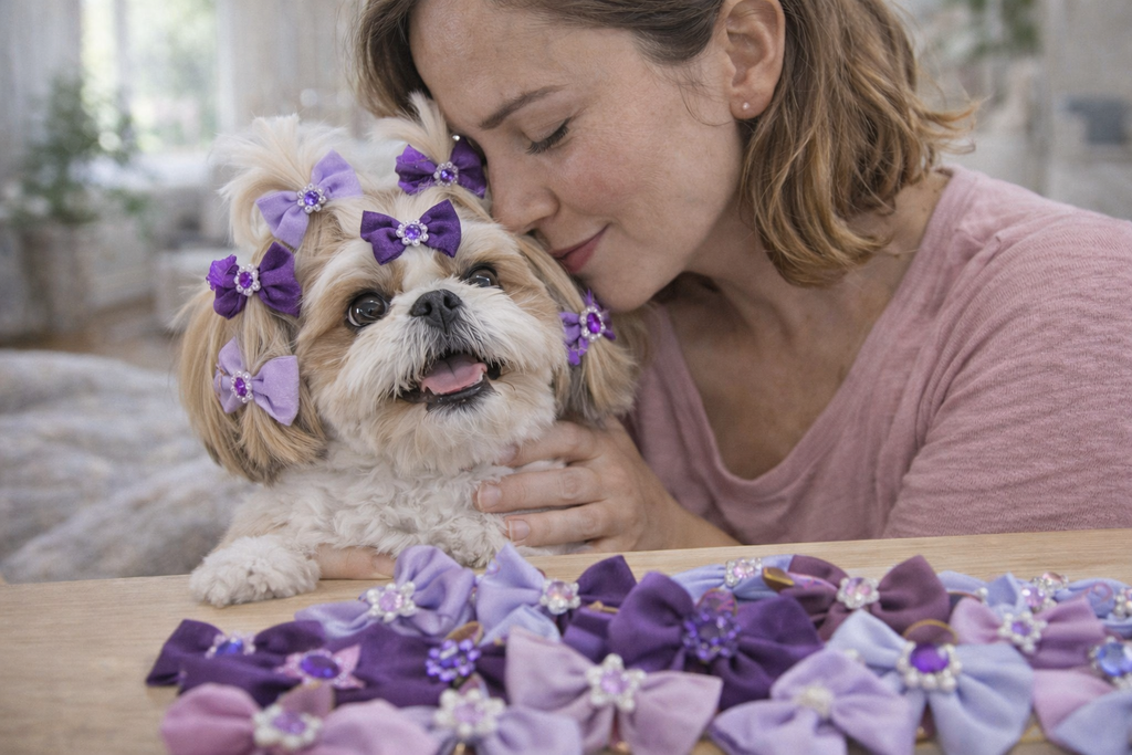 Kit Laços Premium para Pets – Charme, Conforto e Estilo em Cada Detalhe