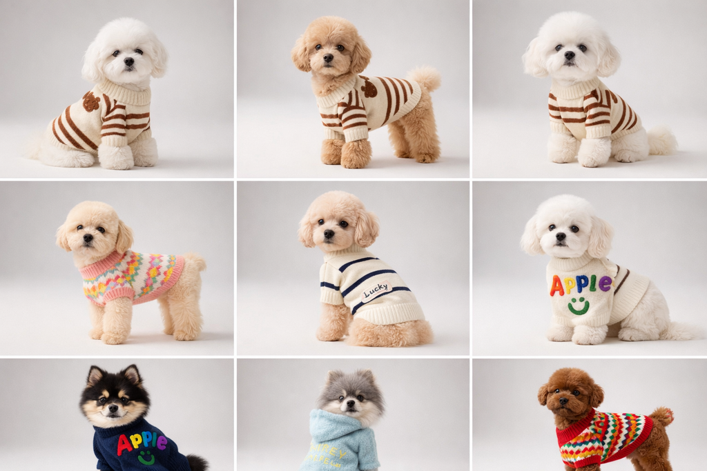 Suéter de Inverno Pet Knit – Conforto Quente & Estilo Fofo