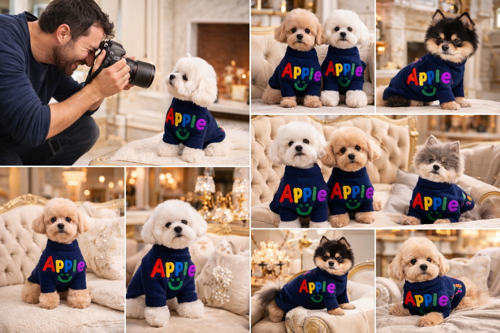 Suéter de Inverno Pet Knit – Conforto Quente & Estilo Fofo