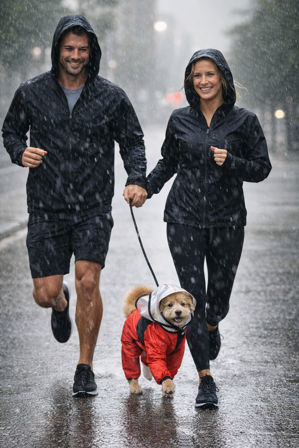 Capa de Chuva Impermeável para Cães – Leve, Confortável e Proteção Total