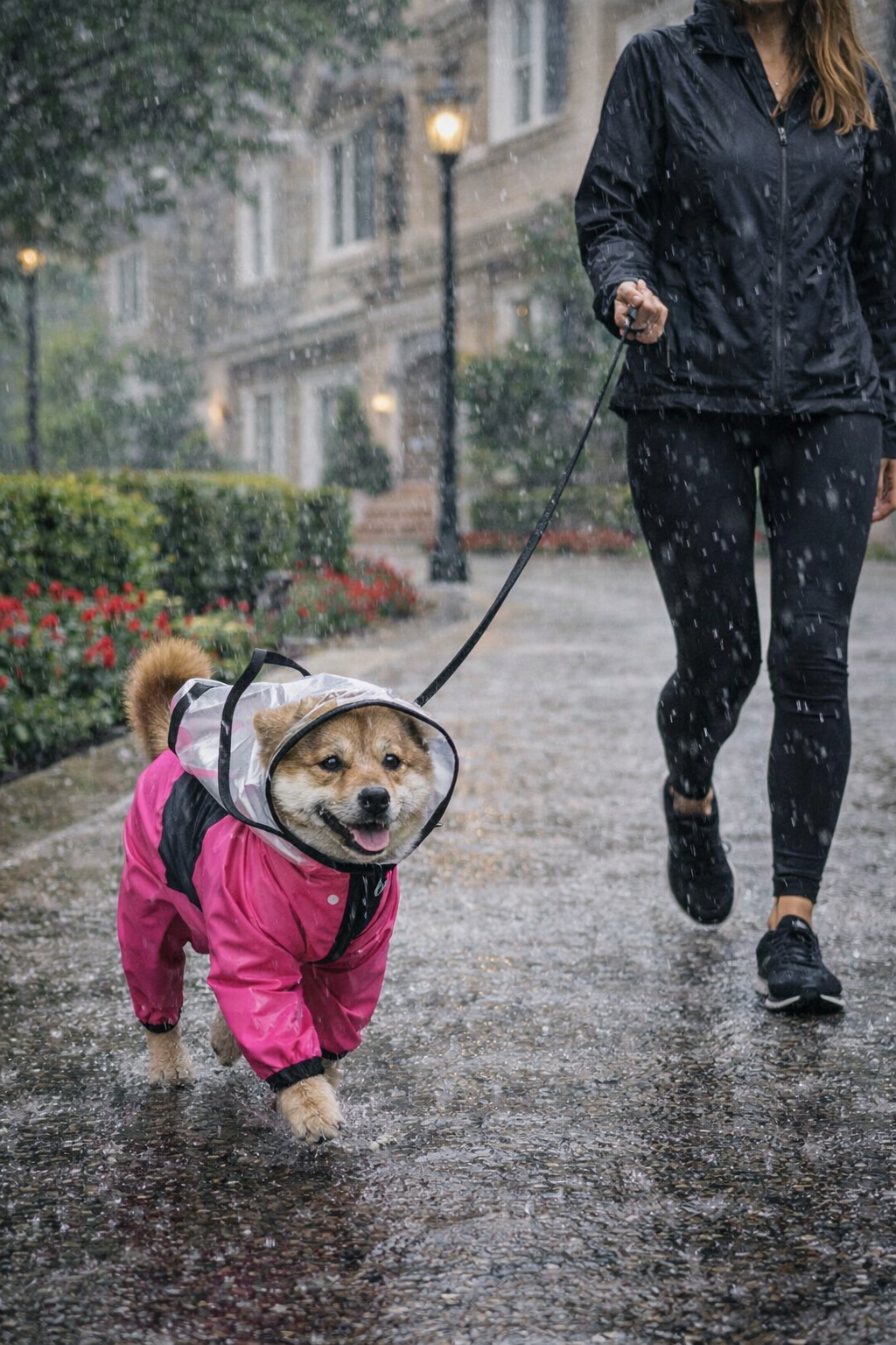 Capa de Chuva Impermeável para Cães – Leve, Confortável e Proteção Total