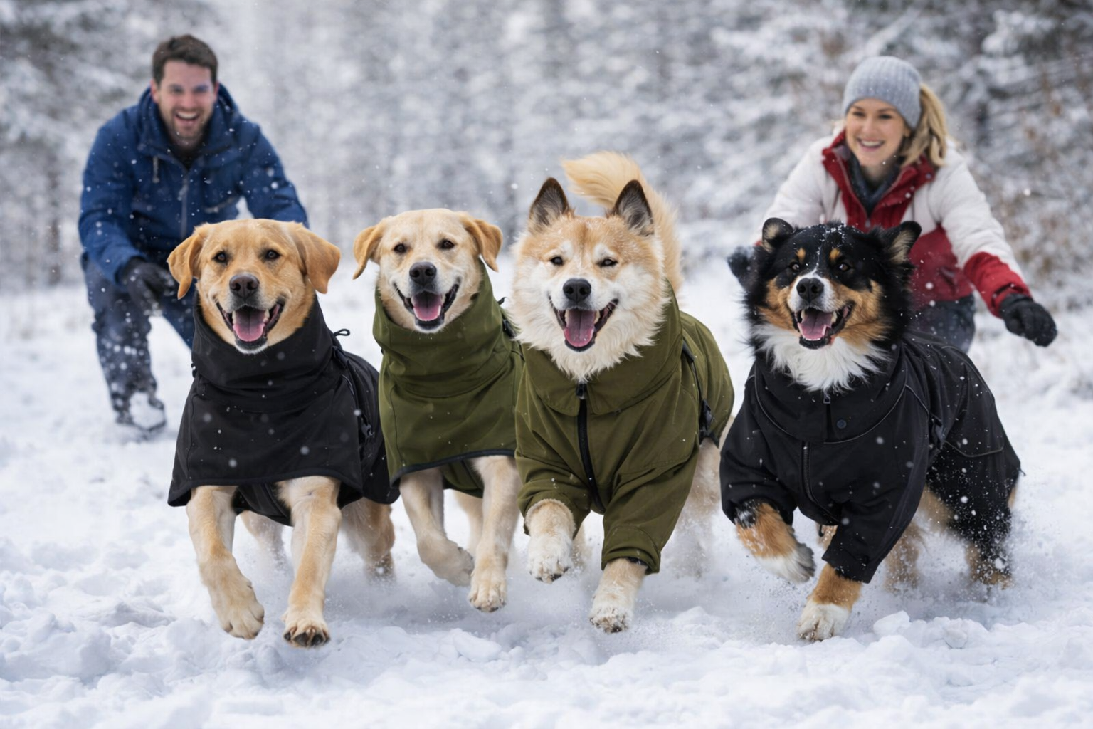 Jaqueta Impermeável Refletiva para Cães – Proteção Total Contra Frio, Chuva e Vento