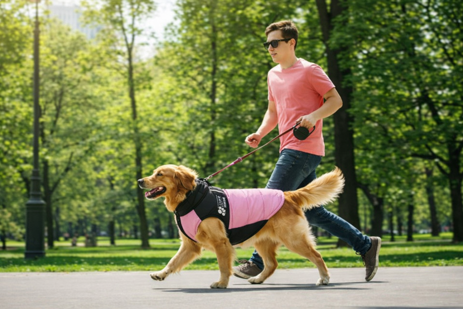 Colete Impermeável de Inverno para Cães – Corta-Vento e Térmico