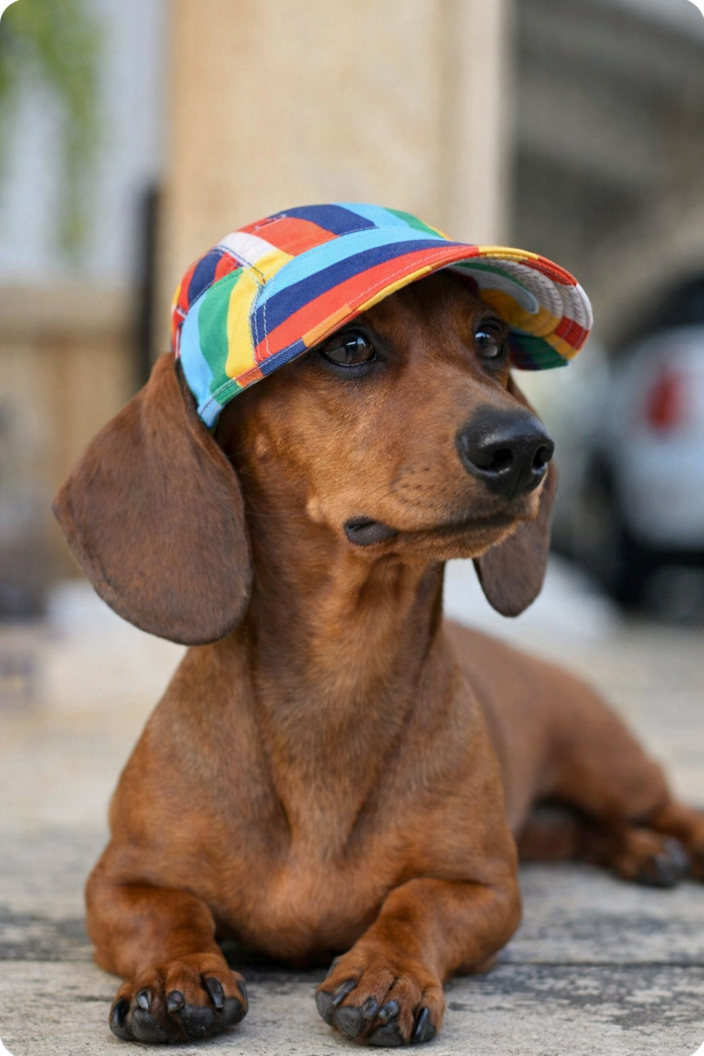 Dog Sun Protection Cap – Boné Ajustável com Proteção Solar para Cães e Gatos