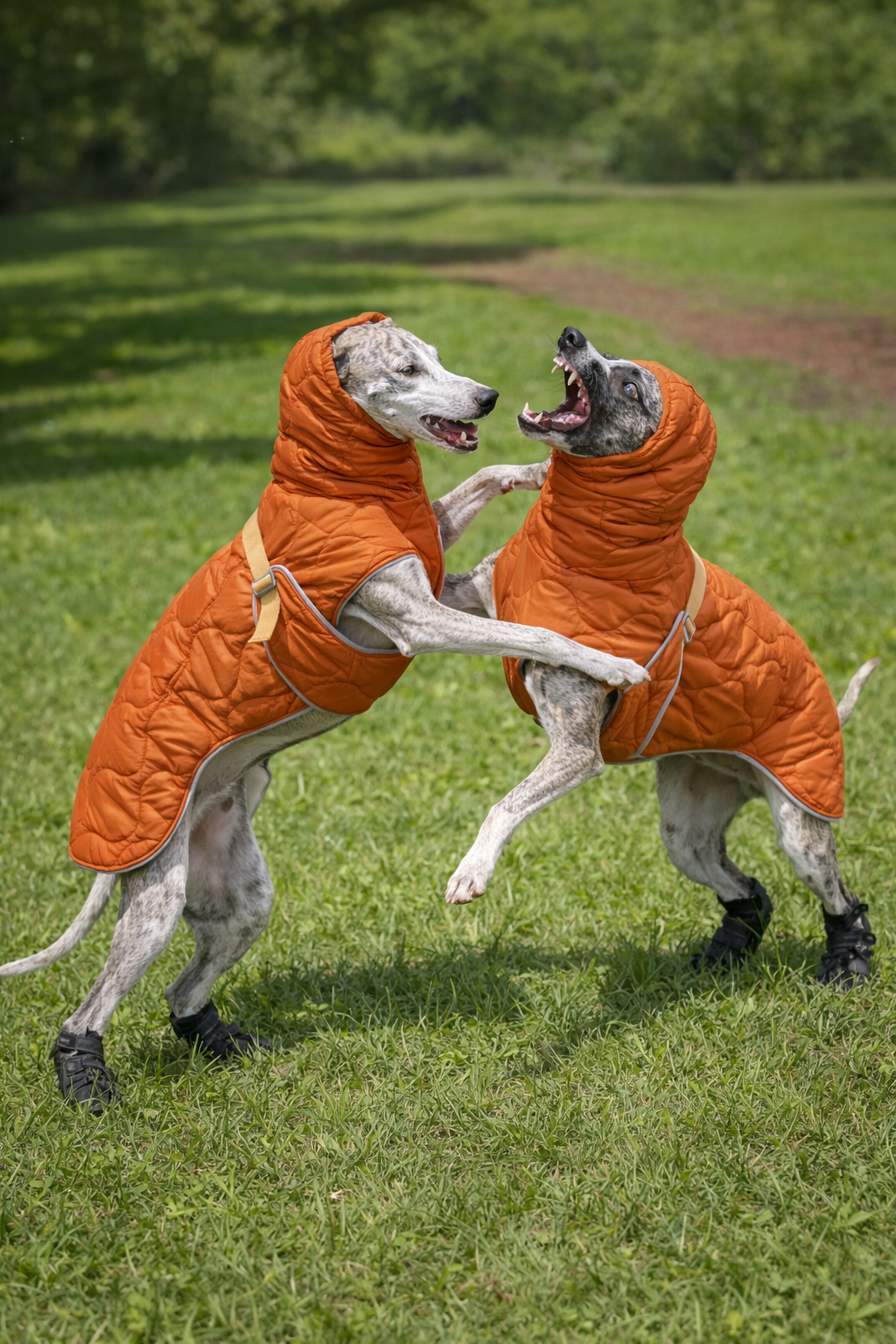 Casaco Impermeável de Inverno para Whippet – Ajuste Anatômico & Forro Térmico