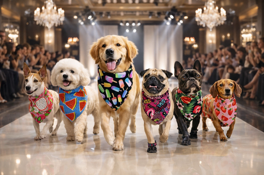 Bandana Pet de Algodão Premium – Estilo, Conforto e Verão Fresh