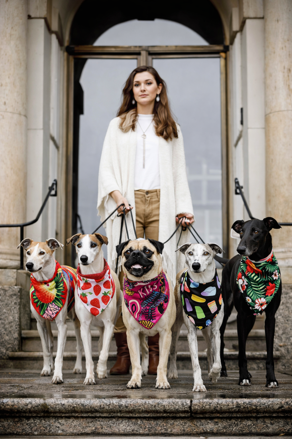 Bandana Pet de Algodão Premium – Estilo, Conforto e Verão Fresh