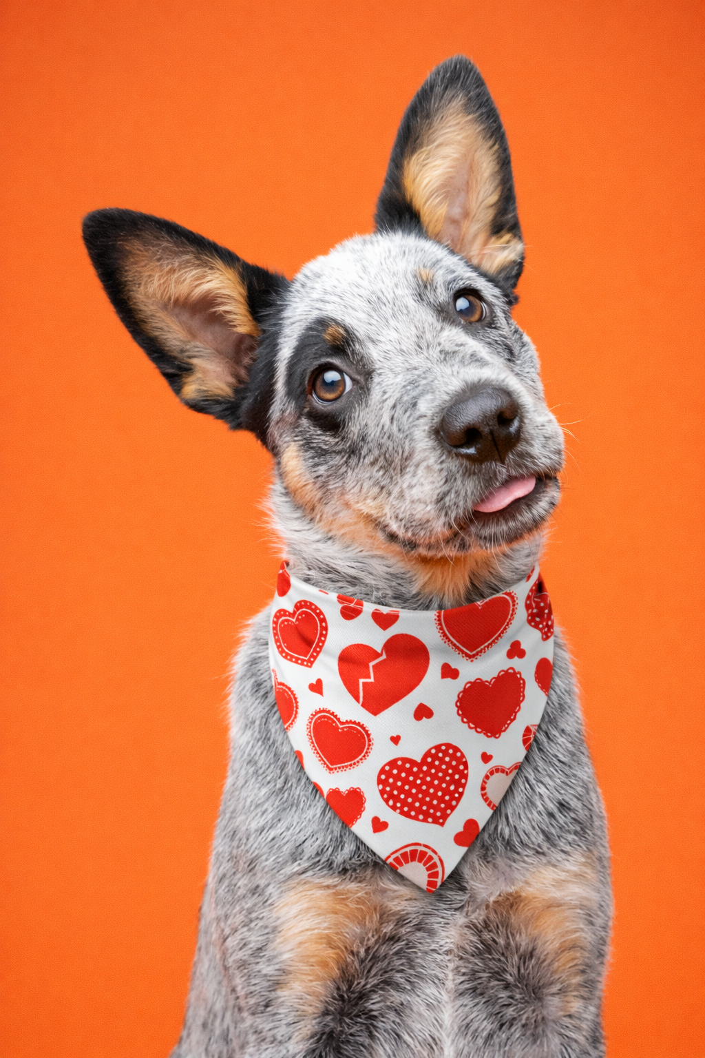 Valentine Pet Bandana – Estilo, Conforto e Amor em Cada Detalhe