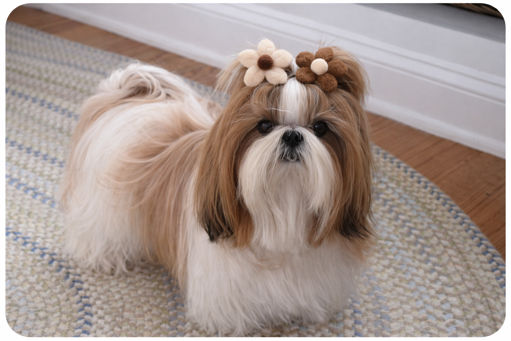 Kit 10 Laços Pet Handmade – Elegância Marrom Premium