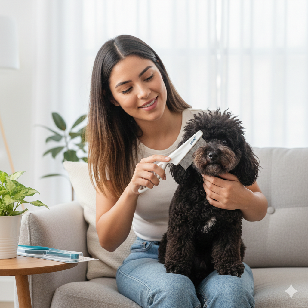 Pente Oitabi Antipulgas & Anti-Manchas – Cuidado Profissional Sem Dor