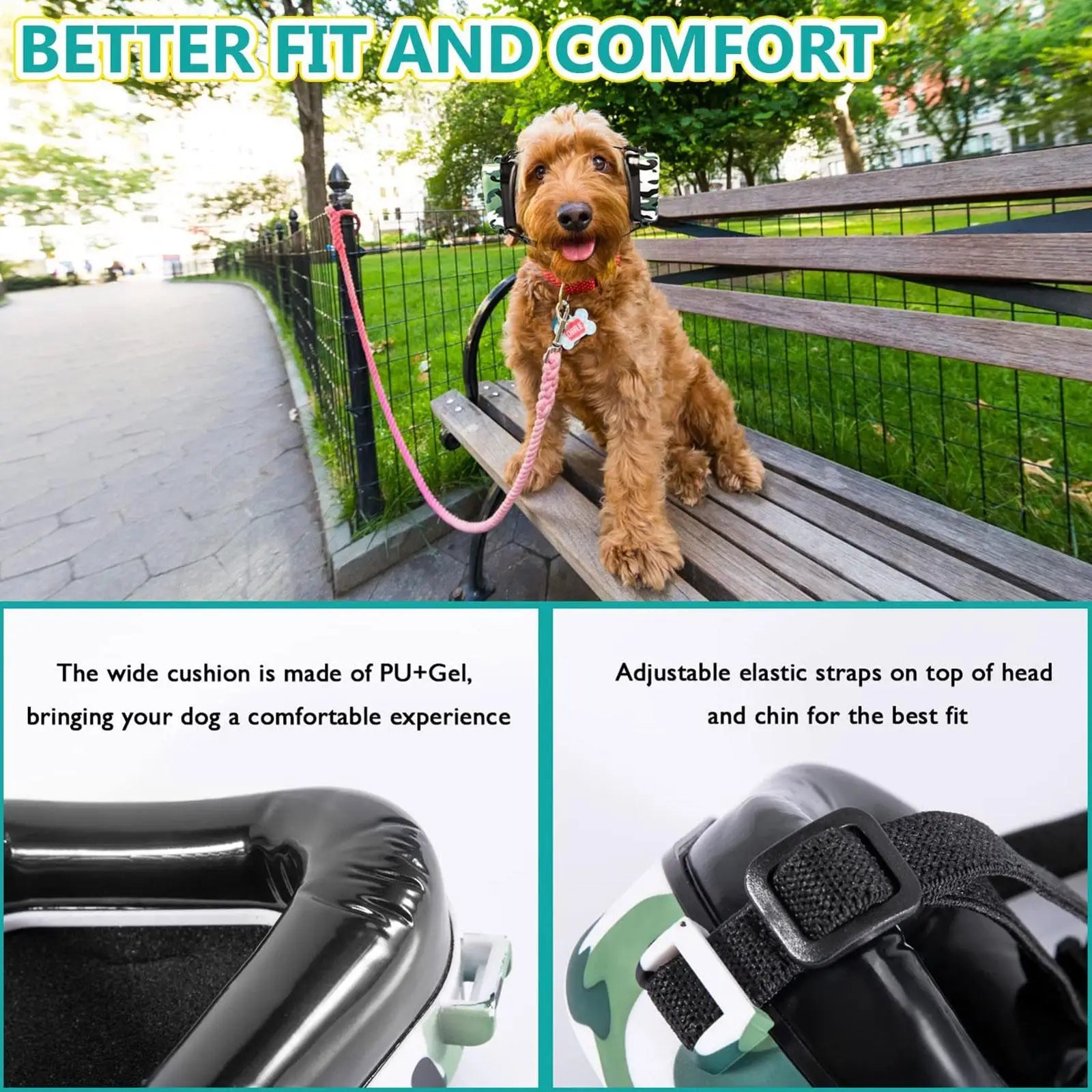 Pet Noise Guard™ – Protetor Auricular Anti-Ruído para Cães