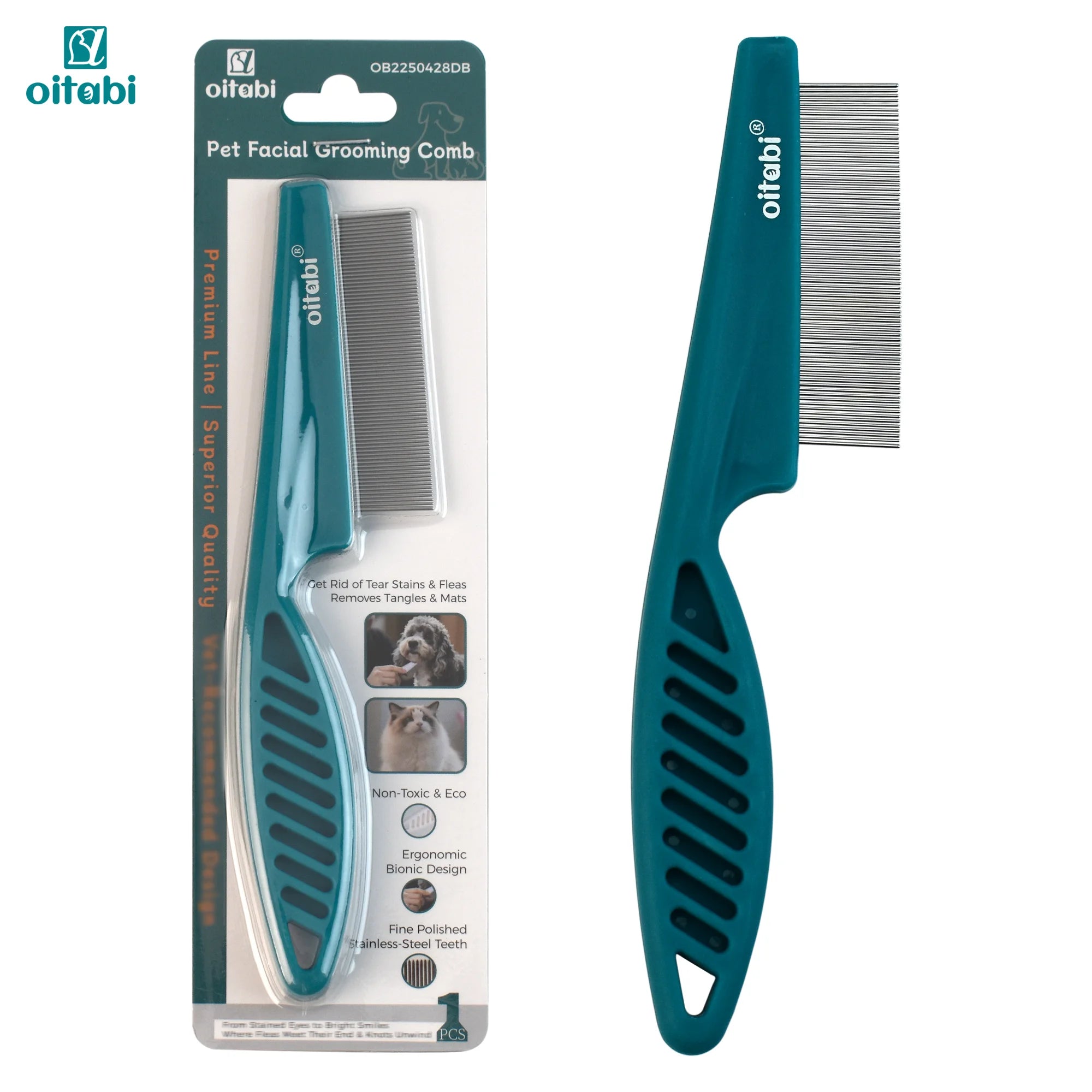 Pente Oitabi Antipulgas & Anti-Manchas – Cuidado Profissional Sem Dor