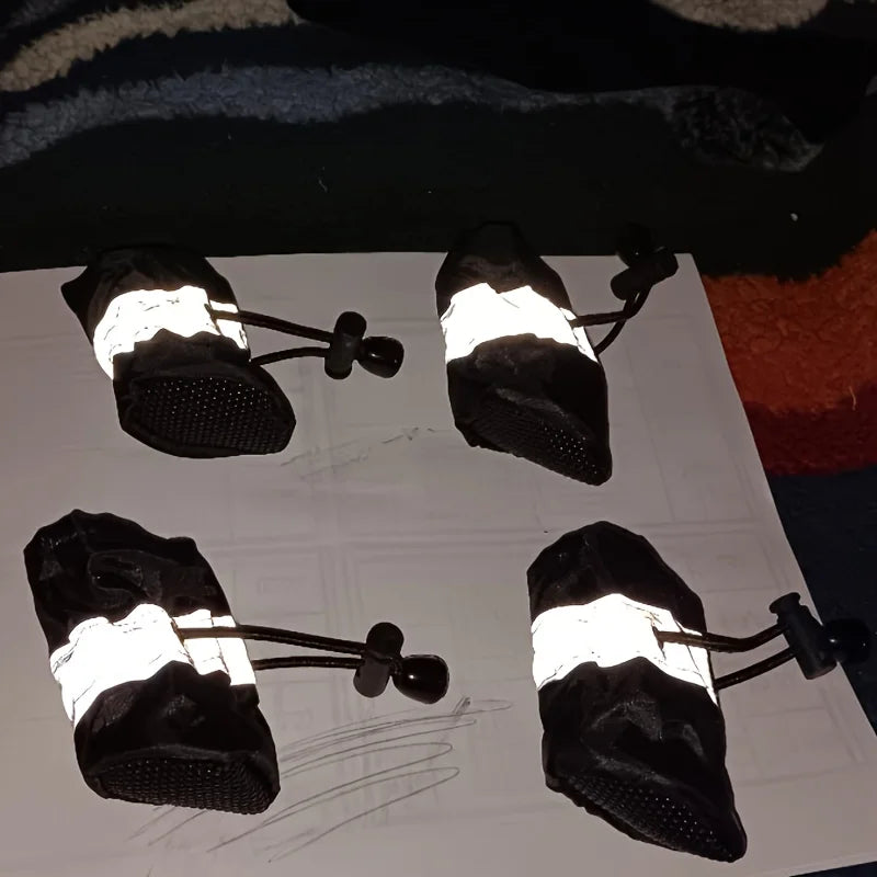 RainSafe™ Botas Impermeáveis para Cães (4 Peças)