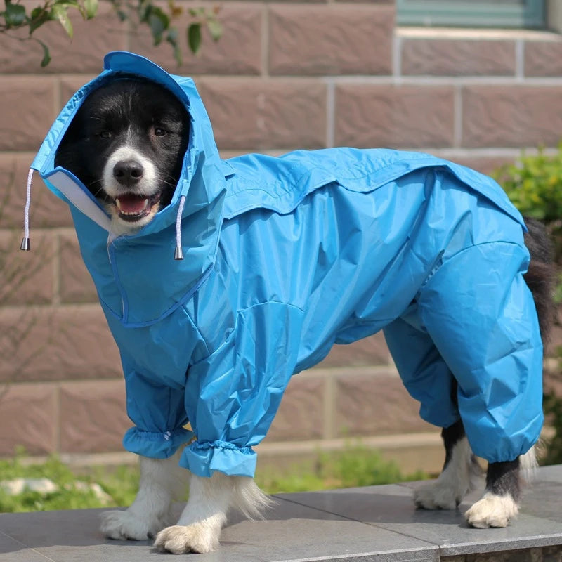 Capa de Chuva Impermeável para Cães Médio e Grande Porte