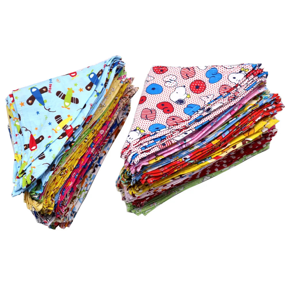 Kit 10 Bandanas Premium para Cães – Algodão Respirável (S a XL)