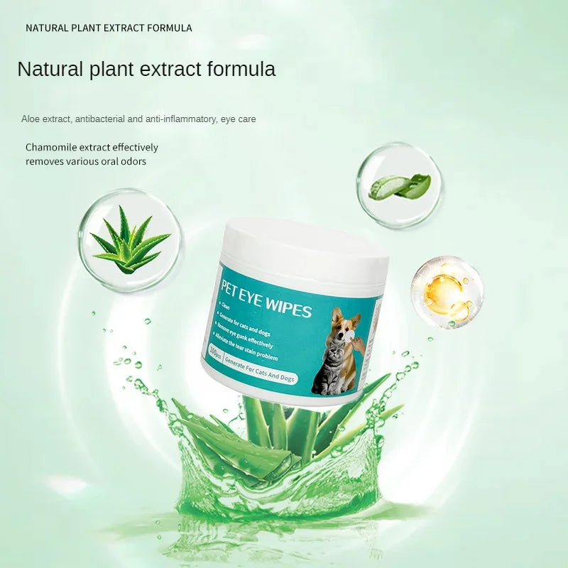 Lenços Oftálmicos para Pets – Limpeza Suave que Remove Manchas e Protege os Olhos