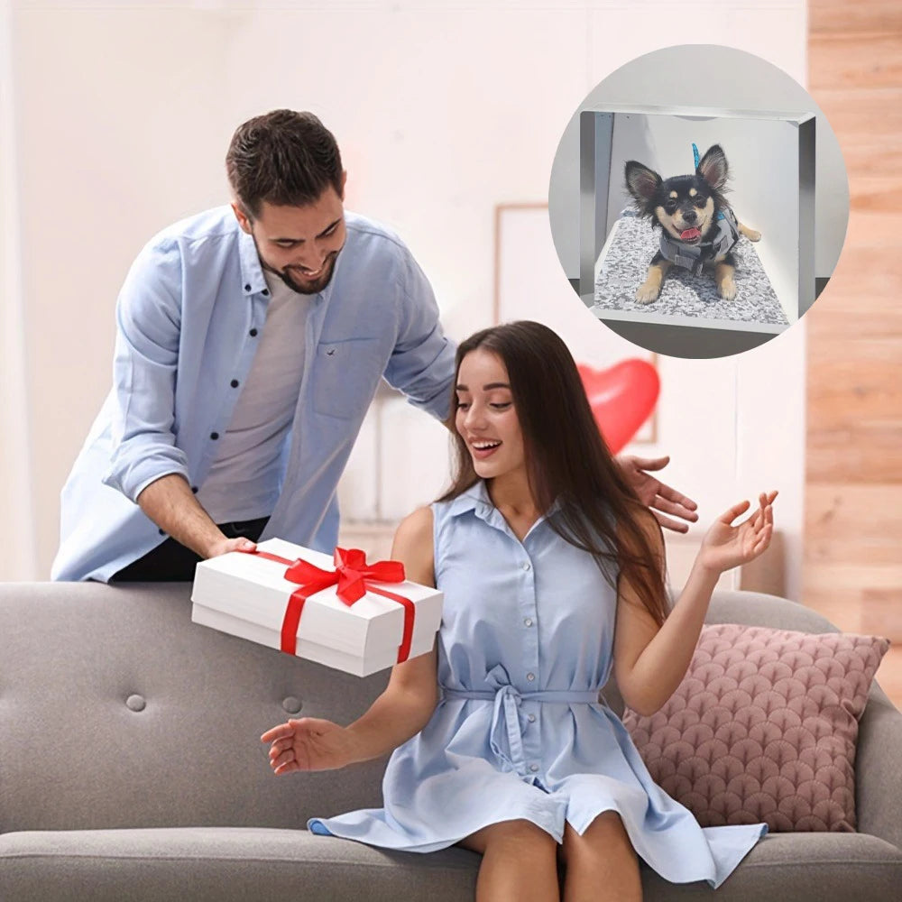 PetMemory™ – Porta-Retrato Acrílico 3D Personalizado do Seu Pet