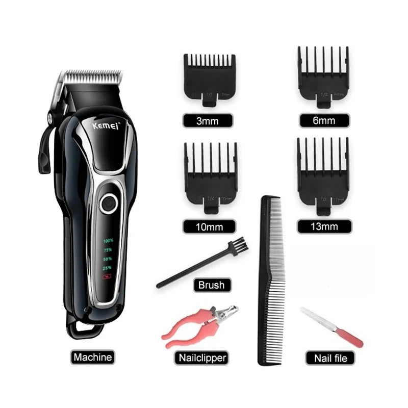 Kemei KM-1991 – Tosa Profissional, Silenciosa e Segura