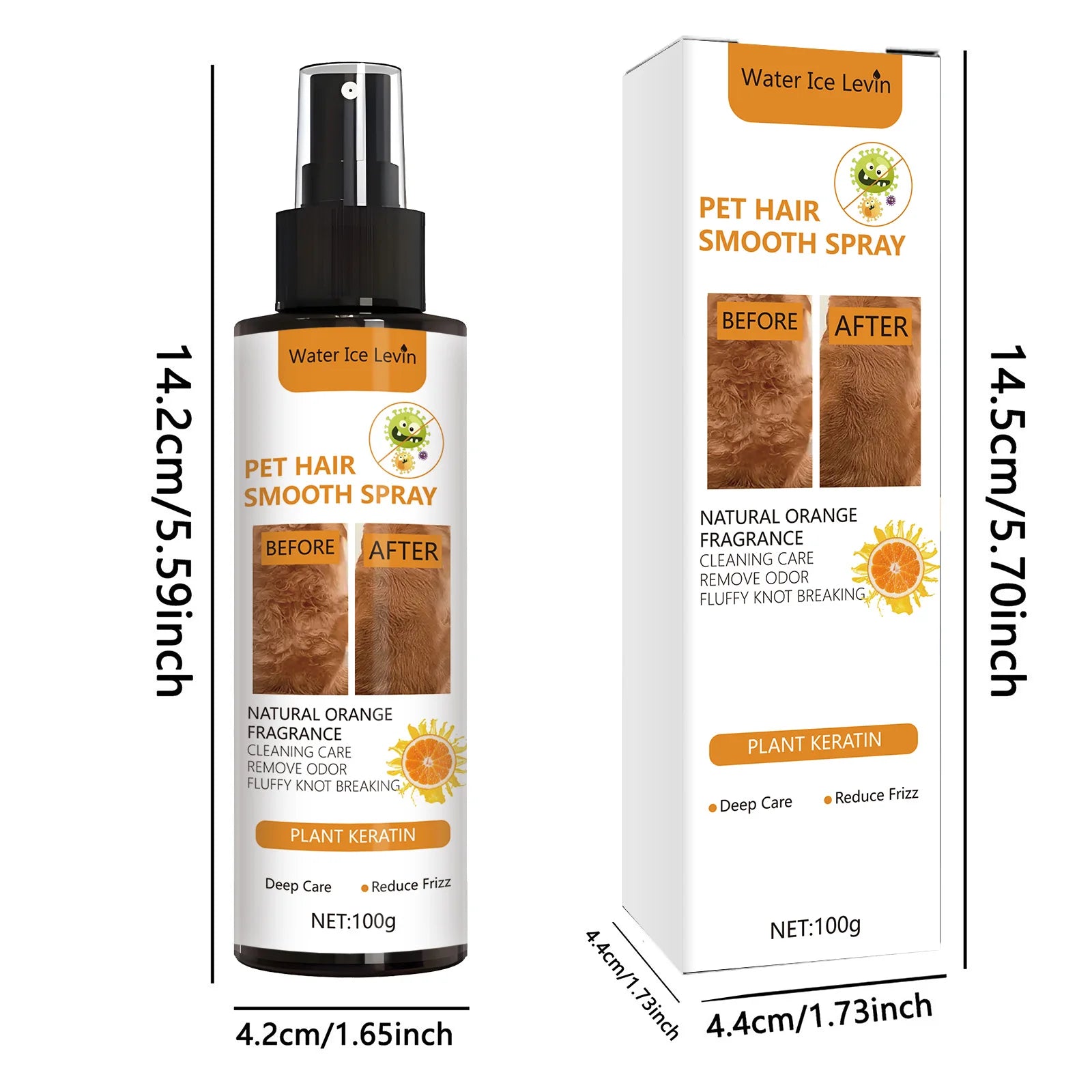 Spray Suavizante Hidratante para Pelos de Pets – Maciez, Brilho e Zero Nós em Segundos