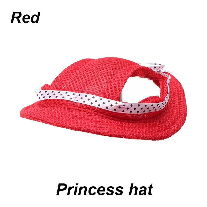 Dog Sun Protection Cap – Boné Ajustável com Proteção Solar para Cães e Gatos