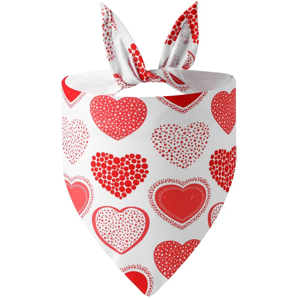 Valentine Pet Bandana – Estilo, Conforto e Amor em Cada Detalhe