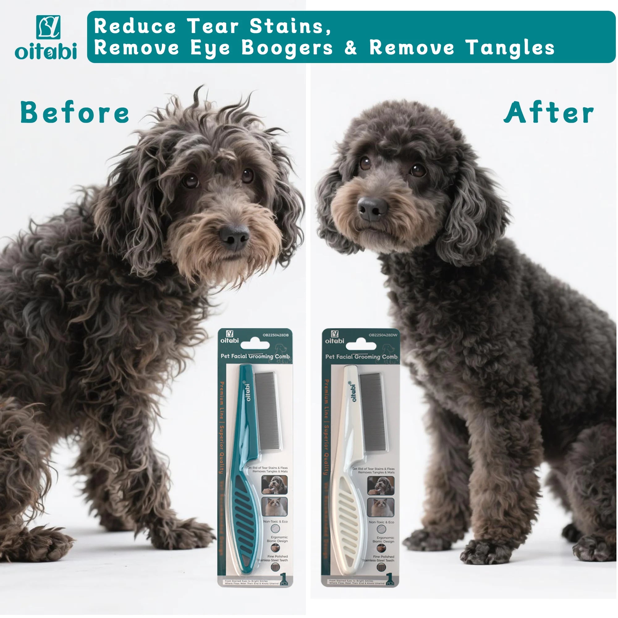 Pente Oitabi Antipulgas & Anti-Manchas – Cuidado Profissional Sem Dor