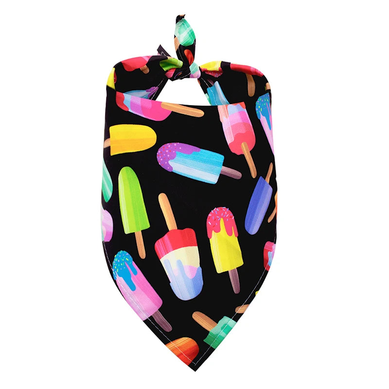 Bandana Pet de Algodão Premium – Estilo, Conforto e Verão Fresh