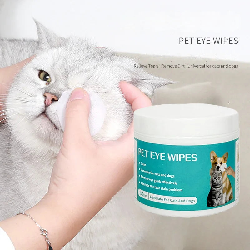 Lenços Oftálmicos para Pets – Limpeza Suave que Remove Manchas e Protege os Olhos