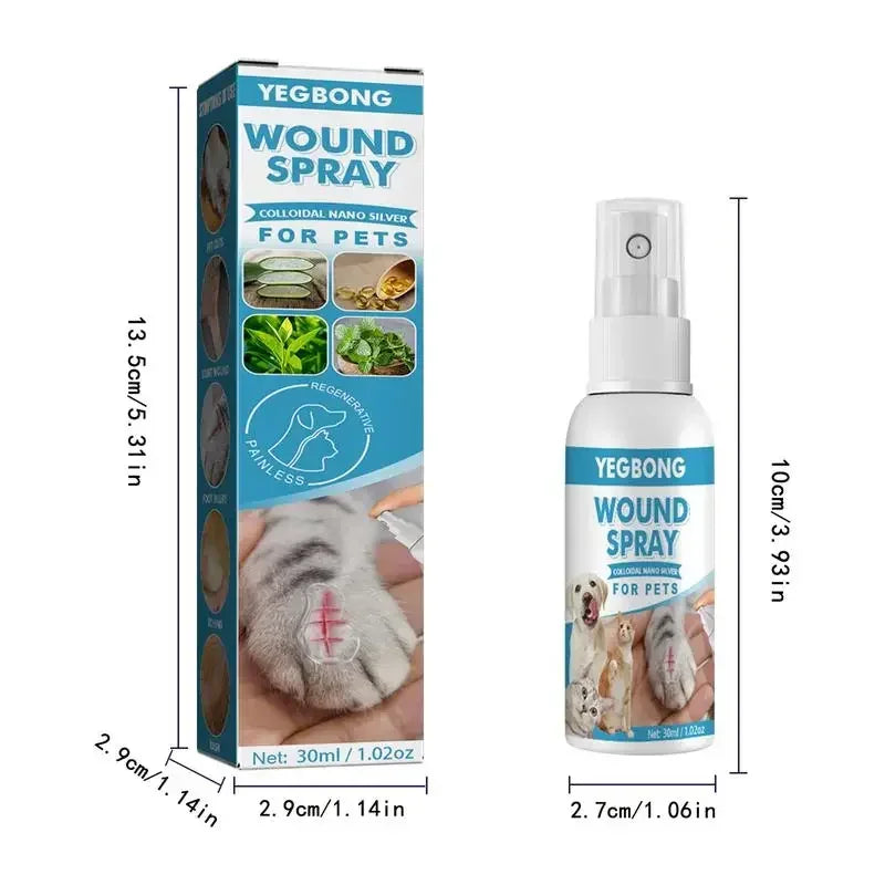 Pet Anti-Itch Spray – Alívio Imediato para Coceira e Pele Sensível