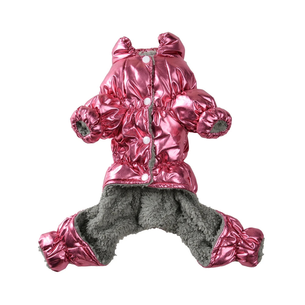 Macacão Impermeável para Cães Pequeno e Médio Porte – Quente, Confortável e à Prova de Chuva